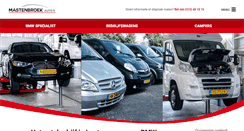Desktop Screenshot of mastenbroekautos.nl